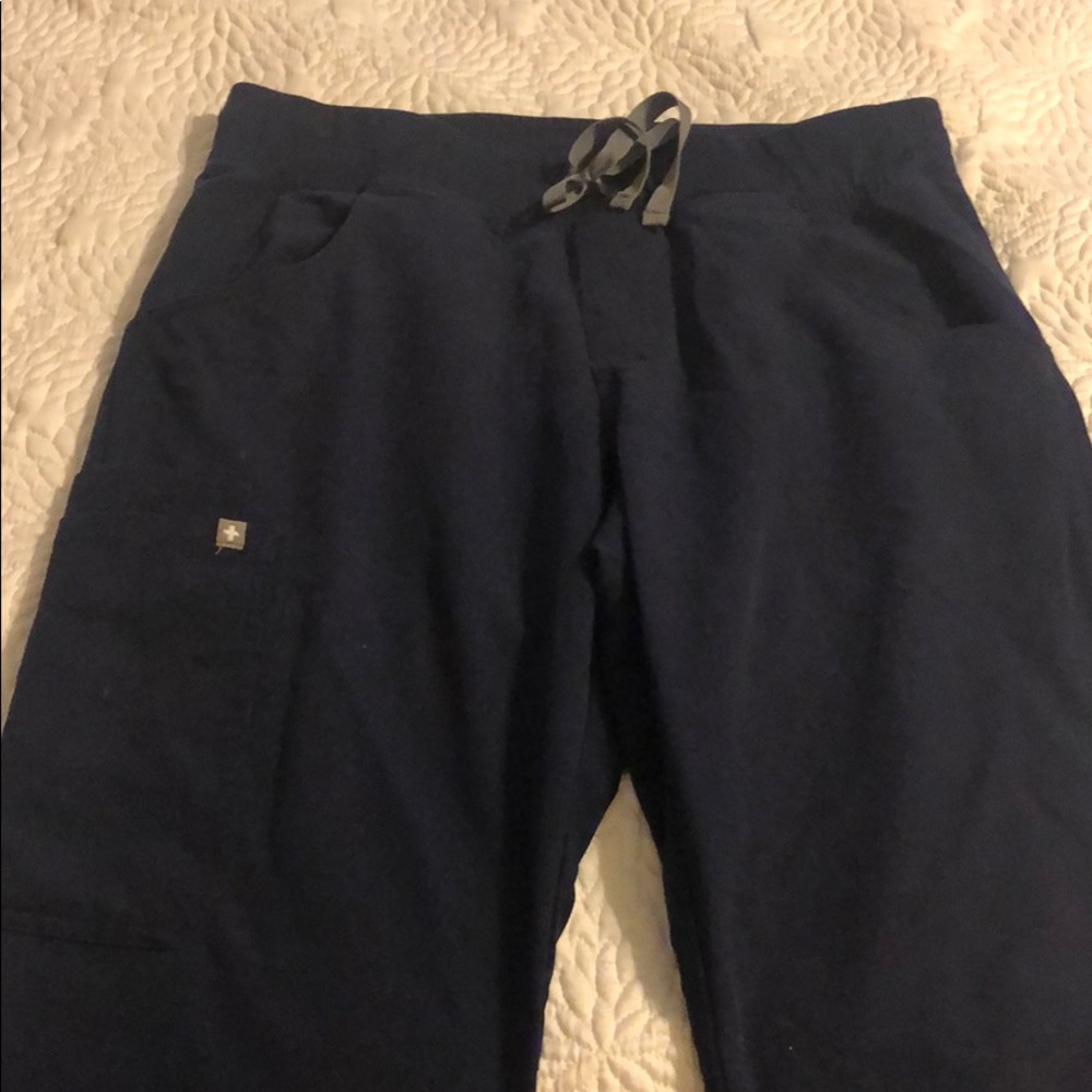 Figs navy blue scrub pants